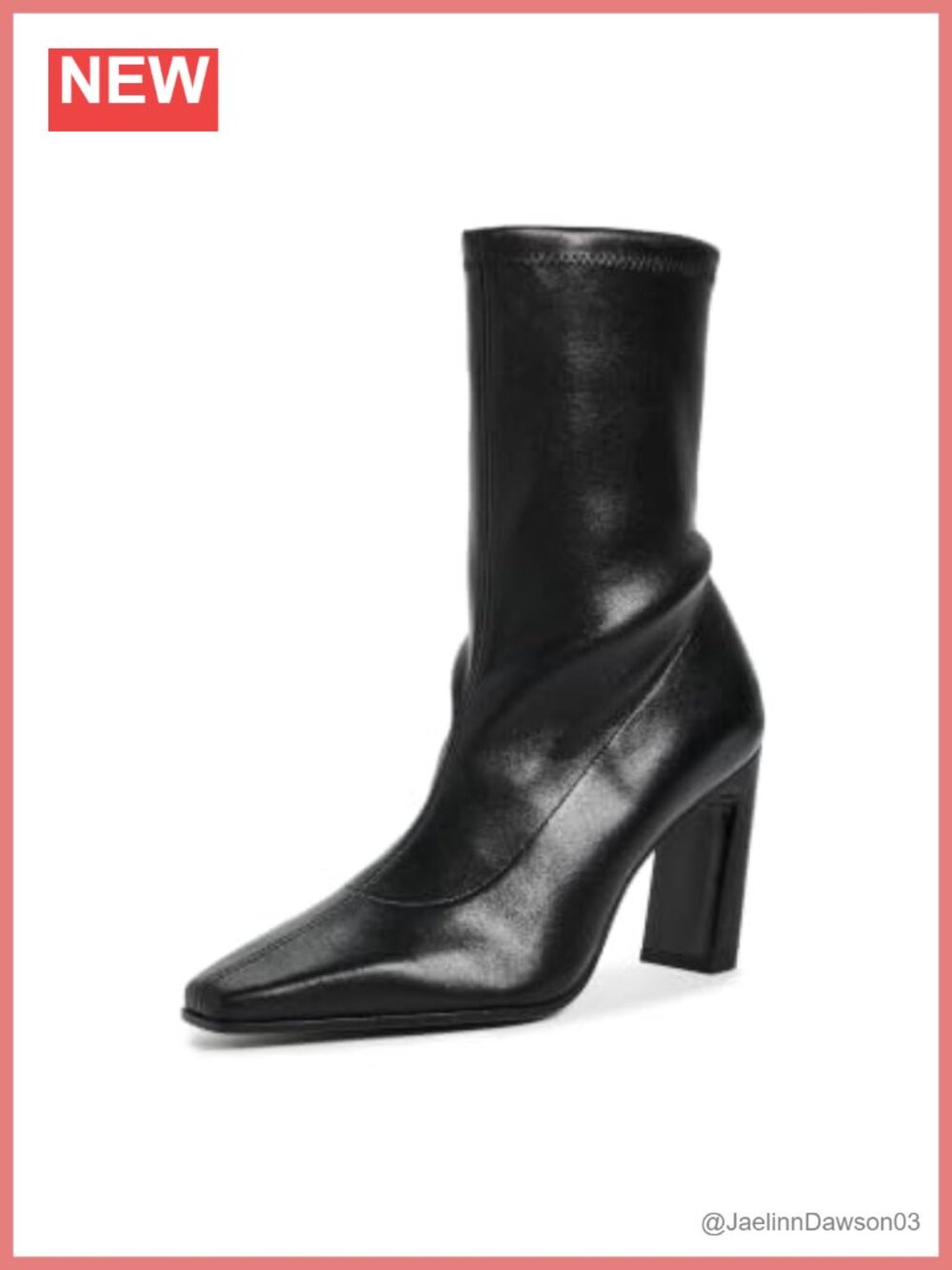 Stuart Weitzman Stassi Stretch Leather Ankle Booties 85 Block Heel